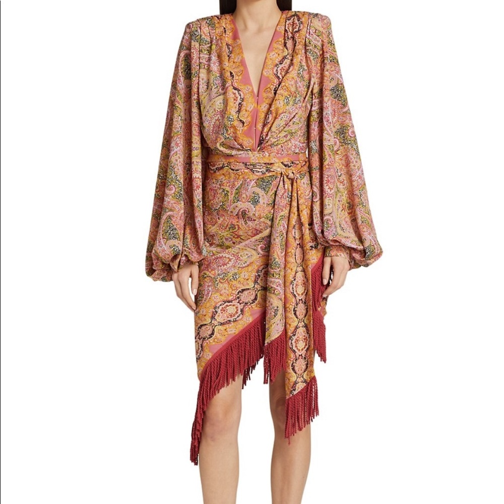 Bronx & Banco never work Farrah fringe dress size S